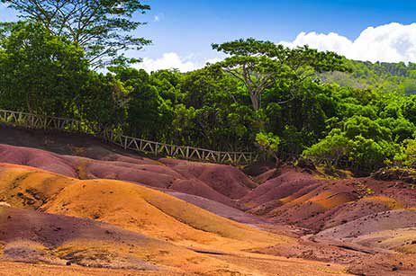 Chamarel park - 7 colored earth & Chamarel falls